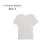 Camiseta Feminina Linho Manga Curta Verão Novo Estilo Solta Casual Cor Lisa Tricô de Linho Confortável Gola V Manga Curta