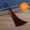Atacado de Fábrica Ornamento Pendurado Estilo Antigo Marcador de Página Leque Festivo Tassel Colorido Embalagem Presente Cortina Pequeno Tassel