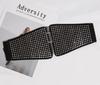 Cinturón elástico de moda con remaches decorativos y sello de cintura elástica, versátil y súper ancho, para adelgazar la cintura de la camisa, cinturón de moda para mujer.
