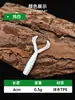 Cebos Blandos de Doble Cola en T Roscados del Fabricante 4cm Señuelo de Pesca Micro para Pesca en Arroyos, Adecuado para Pesca de Topmouth y Bluefish