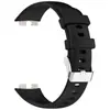 Nuevo Adecuado para Pulsera Huawei 9/9NFC Correa de Silicona HUAWEIband8/8NFC Pulsera Correa con Hebilla Plateada