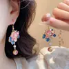 Pendientes de Borla de Concha Estilo Resort de Playa Pendientes de Moda Étnicos Nicho Pendientes de Lujo Ligero de Gama Alta para Mujer Venta al por Mayor