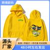Nuevo suéter para hombre primavera 2023 Harajuku con forro polar, patrón de sudadera, manga larga, juvenil, popular, con capucha