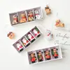 Decoraciones Navideñas Transfronterizas Mini Resina Anciano Habitación de Nieve Papá Noel Árbol de Navidad Colgante Pequeño (En caja)