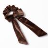 Lazo de Cinta Qiyue Flocado Anillo para el Cabello Lazo de Terciopelo Moda Combinable Anillo para el Cabello de Mujer Flor para el Cabello 30 Colores