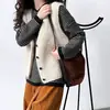 Cardigan Top Camada Solto Emagrecedor com Design Estiloso Outono/Inverno 2026, Colete de Tricô Cinza com Decote V para Mulheres
