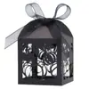 Caja de Azúcar Australiana Transfronteriza Calabaza Dorada Hoja de Arce Caja de Dulces para Boda Corte Láser Caja de Dulces con Cinta de Acción de Gracias Lista para la Venta