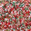 Sequins Coloridos de Frutas de Natal Misturados, Pedaços de Argila Macia, Pedaços de Glitter, Pacote de Materiais para Acessórios de Capa de Celular DIY Feito à Mão Venda por Atacado