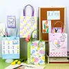 Cuerda de Papel Bolsa de Regalo Cuerda Mediana Bronceado Ins Dibujos Animados Bolsa de Compras Linda Exquisita Bolsa de Papel Kraft Al Por Mayor