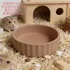 Mini Plato de Arroz para Mascotas Trepadoras Loro Hámster Oso Dorado Plato de Comida Pequeño Cerámica Especial Vajilla Pequeña