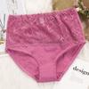 Suministro directo de fábrica encaje hueco algodón ropa interior para mujer talla grande bragas de cintura alta taladro cómodos pantalones sexys