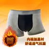 Ropa interior térmica cálida para hombre de invierno con forro polar, engrosada, resistente al desgaste, pantalones largos tipo bóxer para las piernas, pantalones bóxer para mediana edad y personas mayores