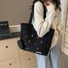 2024 Nova Moda Sacola Casual Artística Personalizada Estudante Linda Grande Capacidade Ombro Portátil Axila Bolsa para Mulheres