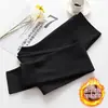 Pantalones largos de terciopelo para mujer, ropa interior ajustada, pantalones de mujer, calzoncillos, leggings, pantalones forrados de polar para otoño e invierno, pantalones de lana, pantalones cálidos para mujer