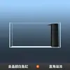 Acuario de Cristal Transparente Ultra con Borde Dorado, Desagüe Angular y Filtración Inferior para Tanques Grandes de Arowana y Peces Plateados