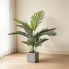 Palma Areca Artificial Grande de Pie Planta Verde Artificial Planta en Maceta Estilo Nórdico Palma Areca Artificial Decoración de Sala de Estar Interior