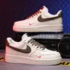 Putian Aj Cuatro Estaciones Af1 Air Force One Inducción Térmica Costura Colorida Camaleón Zapatos Blancos para Hombre y Mujer Sneakers Dunk
