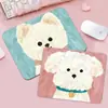 Alfombrilla de ratón de perro lindo tamaño pequeño Alfombrilla para mesa de computadora Alfombrilla de juego Borde antideslizante Bloqueo de borde Engrosada Alfombrilla de mesa para cibercafé E-sports