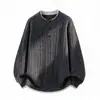 Suéter para Hombre 2026 Invierno Nuevo Estilo Coreano Casual para Hombre Cuello Redondo Moda Suéter Tejido Camisa Base para Hombre Moderno