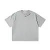 Roupas Infantis Dk 26 Estilo Verão Estampa de Letras Americanas Fresca Secagem Rápida Camiseta de Manga Curta para Meninas e Meninos, Blusa Casual para Crianças e Crianças Mais Velhas