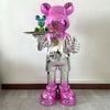 Artesanato, Figura de Urso Violento, Bandeja de Chão Grande para Sala de Estar, Rack de TV, Ao Lado do Sofá, Decoração de Casa de Luxo Leve, Brinquedo da Moda