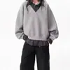 Sudadera Estampada Otoño e Invierno para Mujer 2025 Primavera y Otoño Estilo Coreano Nueva de Cuello Redondo Holgada
