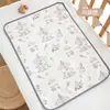 Cambiador Impermeable para Bebé Algodón Puro Lavable a Máquina Niño Recién Nacido Colchón Antifugas Tamaño Grande Almohadilla de Cuidado Compresa Menstrual Personalizable