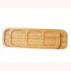 Fabricante de Fujian Bambú Madera de Caucho Madera Sólida Plato para Cena Plato Redondo Plato de Madera Plato de Fruta Bandeja Redonda Japonesa Uso Diario en el Hogar