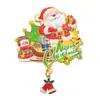 Imanes de Nevera de Dibujos Animados Navideños, Imanes de Nevera 3D Pintados de Árbol de Navidad, Regalos de Recuerdo