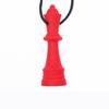 Mordedor de Bebê Pingente de Xadrez Silicone para Dentição Mastigável Brinquedos Infantis Suprimentos para Mãe e Bebê Cola Macia Venda Quente Transfronteiriça