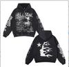 Nueva sudadera con capucha con estampado de garra solitaria juvenil HELL STAR de Cross-border con estampado de National Tide Treasure Boy