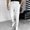 2023 Amazon Verano Nuevo Pantalón Deportivo Casual con Cordón para Hombre Tipo Waffle Europeo y Americano Estación Independiente Comercio Exterior
