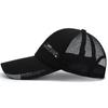 Gorra de verano para hombre, de malla de secado rápido, gorra de béisbol, protección solar, gorra de pesca al aire libre, gorra con visera transpirable para mujer