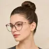 Armazones de Gafas Moda Cat-Eye de Tr90 para Miopía, Armazones Versátiles Bloqueadores de Luz Azul, Soportan Lentes de Graduación, Venta al por Mayor, Suministro Exclusivo Transfronterizo