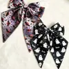 Yiwu Wholesale Clip para el Cabello Largo y Fluido con Lazo Estampado de Halloween Calabaza Pequeño Diablo Murciélago Adornos para el Cabello Fiesta