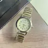 Banda de Acero Elástica al por Mayor No Impermeable Luminosa Reloj Elástico Reloj de Cuarzo para Personas de Mediana Edad y Mayores con Números Grandes Reloj de Pareja