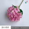 Hortênsia em bola de impressão 3D de ramo único de alta simulação flor de seda decoração de casa casamento flor hortênsia única para mãos hidratantes