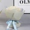 Ramo de Rosas Tanabata Flores Artificiales Hechas a Mano Flores de Jabón para el Cumpleaños de la Novia Regalo del Día de San Valentín