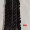 Cuerda de tendedero de mano de colores Nylon tejido Colcha Hecho a mano Decoración DIY Resistente al desgaste Trenzado Exterior para secar al sol Blanco