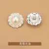 Abrigo Metálico Pequeño Estilo Chanel con Adorno de Perlas, Gabardina, Suéter, Botón de Punto, Sensación de Alta Gama