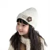 Gorro de Invierno para Bebé, Lindo y Cálido para Bebés Pequeños, Gorro de Punto con Antenas para Otoño e Invierno, Gorro de Lana Engrosado para Niños y Niñas