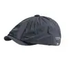Gorra Retro Japonesa Delgada de Visera Adelantada para Hombres y Mujeres, Boina Invertida de Moda Transpirable de Secado Rápido, Sombrero de Artista Ligero de Tendencia
