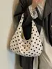 Bolso de Lunares Estilo Coreano para Mujer 2026 Nuevo Gran Capacidad Bolso de Hombro Versátil Bolso Tote para el Trabajo Bolso Casual para Mujer