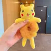 Linda Diadema de Peluche de Oso de Dibujos Animados que No Daña el Cabello, Goma para el Cabello Infantil, Cuerda para el Cabello Estilo Coreano, Bolsa con Banda para el Cuero Cabelludo con Bolas