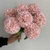 Ramos de Boda de 7 Bolas de Hibisco, Arreglo Floral para Salón de Bodas, Arreglo Floral, Flores de Seda Decorativas, Exhibición para el Hogar, En Stock