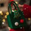 Bolso de fieltro navideño libro pequeño Misma bolsa mini de manzana acaramelada bolsa de regalo fábrica al por mayor