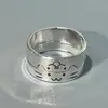 Anillo Diario Gato y Perro Anillo de Pareja Gatito Cachorro Diseño de Nicho Ins Anillo Abierto Ajustable para Dedo Índice