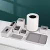 Set de Cajas de Almacenamiento de Escritorio para Hotel Caja de Consumibles Desechables Caja de Pañuelos Caja de Té Bandeja Bandeja Control Remoto Basura