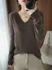 Suéteres de Punto Nuevos para Otoño e Invierno 2025 para Mujer Transfronterizos Sueltos Talla Grande Tops Jersey Suéteres de Punto Suéteres para Fondo