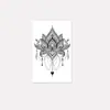 Pegatinas de Tatuaje de Mandala Misterioso con Diseño de Borla Colgante, Acabado de Alta Gama, Decoración de Pierna de Nicho para Niñas